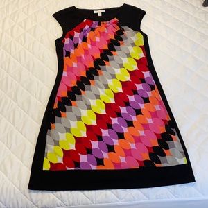 London Times black/colored dress. Size 10.